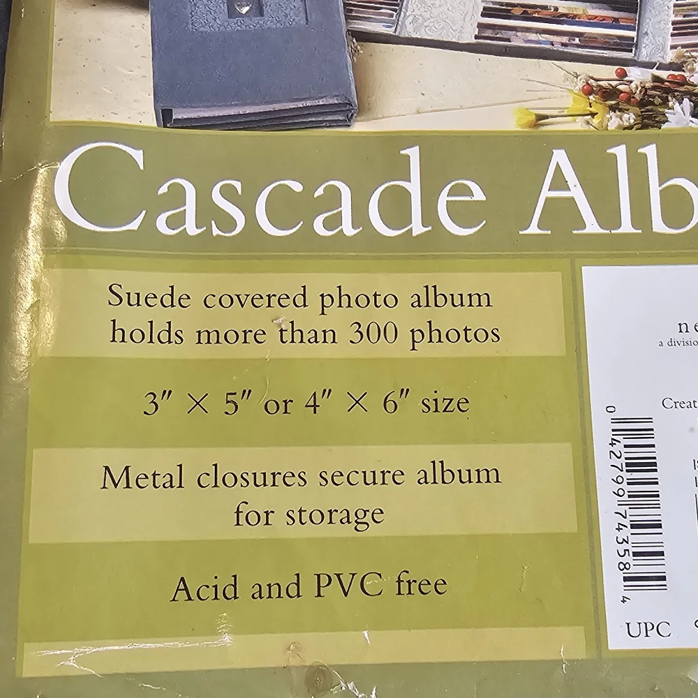 Cascading Photo Album Photographs Memories Storage‎ Share NIP Heart Poem Suede